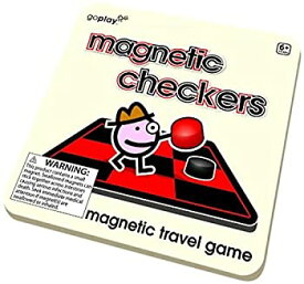 【中古】【輸入品・未使用】Magnetic Checkers Travel Game