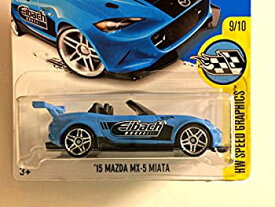 【中古】【輸入品・未使用】Hot Wheels 2017 HW Speed Graphics '15 Mazda MX-5 Miata 177/365 Light Blue