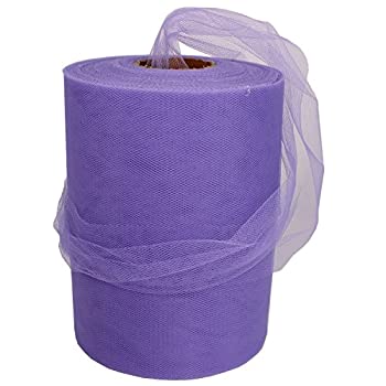 【ポイントアップ中！】【輸入品・未使用未開封】Lavender Tulle Roll Spool 15cm x 100 Yards for Party Decorationのサムネイル