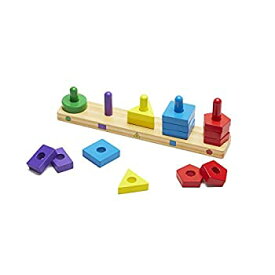 【中古】【輸入品・未使用】Melissa&Doug(メリッサ&ダグ)スタック&ソートボード2才~[MD0379]