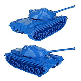【中古】【輸入品・未使用】TimMee おもちゃの戦車 プラスチック陸軍男性用: ブルー WW2 3個 - アメリカ製