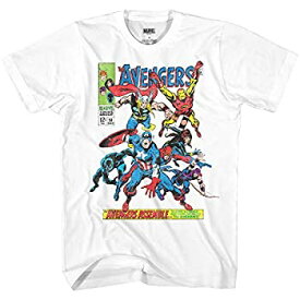 【中古】【輸入品・未使用】Marvel メンズ アベンジャーズ コミック クルー Tシャツ US サイズ: Small カラー: ホワイト