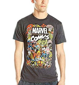 【中古】【輸入品・未使用】Marvel メンズ アベンジャーズ コミック クルー Tシャツ US サイズ: Small カラー: ブラック