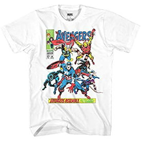 【中古】【輸入品・未使用】Marvel メンズ アベンジャーズ コミック クルー Tシャツ US サイズ: Medium カラー: ホワイト