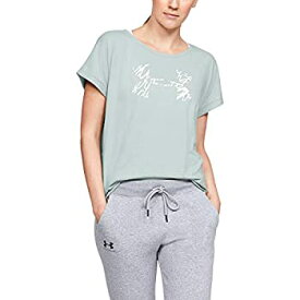 【中古】【輸入品・未使用】Under Armour レディース グラフィックスクリプトロゴ ファッション 半袖Tシャツ X-Small グリーン