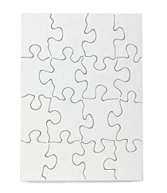 【中古】【輸入品・未使用】Hygloss Products ブランクジグソーパズル - Compoz-A-Puzzle - 4 x 5.5インチ 16 puzzle pieces 96121