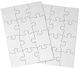 【中古】【輸入品・未使用】Inovart Puzzle-It Blank Puzzles 12 Piece 5-1/2 x 8 - 24 Pieces Per Package Color: #1 Model: 2702 Toys & Play by Kids & Play