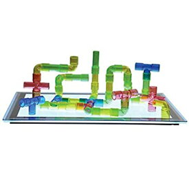 【中古】【輸入品・未使用】Translucent Pipe Builders Toys For Building 3D Structures and Light Table Use