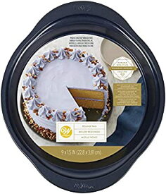 【中古】【輸入品・未使用】Wilton ノンスティックダイヤモンド注入 ネイビーブルー ラウンドベーキングパン 9インチ