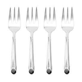 【中古】【輸入品・未使用】Towle Living Wave Stainless Steel Cocktail Fork Set of 4 by Towle Living