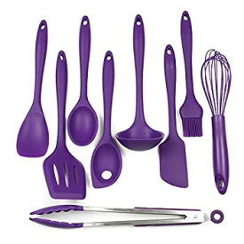 【中古】【輸入品・未使用】Chef Craft 9 Piece Silicone Set Purple by Chef Craft