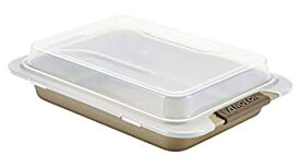 【中古】【輸入品・未使用】Anolon Advanced Bronze Nonstick Bakeware 9-Inch x 13-Inch Covered Cake Pan with Silicone Grips by Anolon