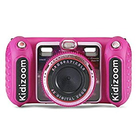 【中古】【輸入品・未使用】VTech KidiZoom Duo DX デジタル自撮りカメラ MP3プレーヤー付き ピンク