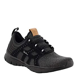 【中古】【輸入品・未使用】Skechers Women's Seager - Chill Back Sneaker Black 9 M