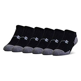 【中古】【輸入品・未使用】Under Armour(アンダーアーマー) 大人用 レジスター3.0 ノーショウソックス 6足組 Shoe Size: Mens 8-12 Womens 9-12 ブラック