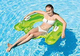 【中古】【輸入品・未使用】Intex Sit N Float インフレータブルラウンジ 60インチ x 39インチ (色は異なる場合があります) (2パック)