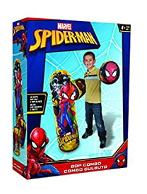 【中古】【輸入品・未使用】Hedstrom Spider-Man Bop Combo Inflatable Punching Bags and Gloves 36" Red