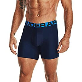 【中古】【輸入品・未使用】Under Armour Men's Tech 6-inch Boxerjock 2-Pack Academy Blue (409)/Blue Circuit Small