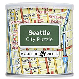 【中古】【輸入品・未使用】Geotoys 100?Piece Magneticパズル、United States West Coast都市 236