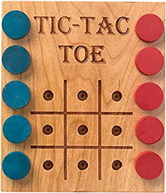 【中古】【輸入品・未使用】Deluxe Cherry Tic-Tac-Toe Game - Made in USA