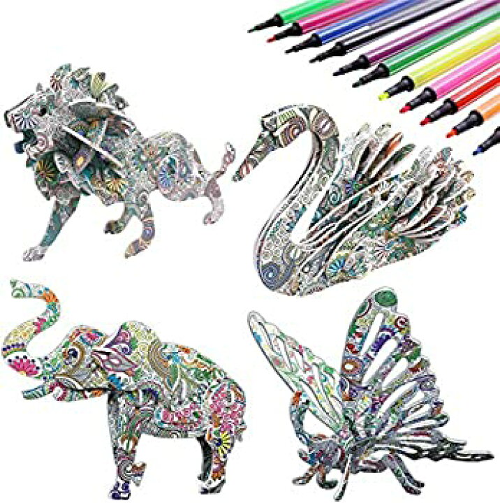 楽天市場 中古 輸入品 未使用未開封 Ddmy 3d塗り絵パズルセット Diy アート クラフト 女の子 男の子向け 創造性キット 子供と大人の理想的なギフト Stem教育組み立て玩具 4パッ アトリエ絵利奈 楽天市場 中古 輸入品 未使用未開封 Ddmy 3d塗り絵パズルセット Diy アート クラフト 女の子 男の子向け 創造性キット 子供と大人の理想的なギフト Stem教育組み立て玩具 4パッ アトリエ絵利奈