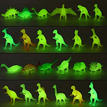 【ポイントアップ中！】【中古】【輸入品・未使用未開封】Yeonha Toys 暗闇で光るミニ恐竜おもちゃ80点セット (24スタイル) プラスチック製  リアルな恐竜のフィギュア 夜光 子供 誕生日パーティー 景品 | アトリエ絵利奈