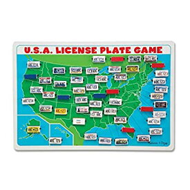 【中古】【輸入品・未使用】U.S.A. License Plate Game: Skill Builders - Games