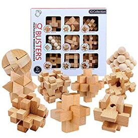 【中古】【輸入品・未使用】子供用脳の体操、IQ木製パズル9個セット、組み立て分解パズル、大人用。