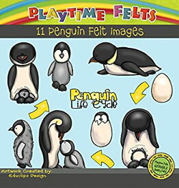 【中古】【輸入品・未使用】Penguin Life Cycle Felt Story Set for Flannel Board Storytime