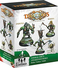 【中古】【輸入品・未使用】Don't Panic Games - ASSB3401 - Drakerys - Solo - Heros - Set de 3 Figurines - les Orcs d'Ashral