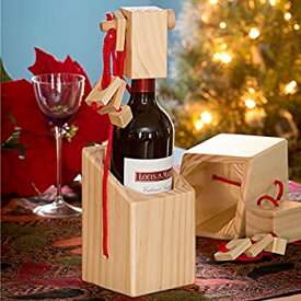 【中古】【輸入品・未使用】Bits and Pieces - Bewildering Wine Bottle Brainteaser - Wooden Wine Bottle Puzzle - Great Gift for the Wine Lover