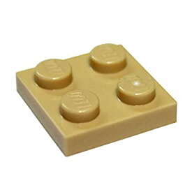 【中古】【輸入品・未使用】LEGO Tan (Brick Yellow) 2x2 Plate x100