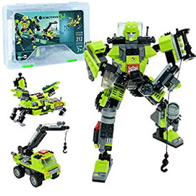 【中古】【輸入品・未使用】JITTERYGIT Robot STEM Toy 3 in 1 Fun Creative Set Construction Building Toys for Boys Ages 6-14 Years Old Best Toy Gift for Kids Free P