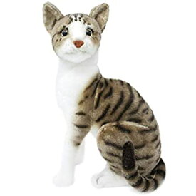 【中古】【輸入品・未使用】Tiger Tale Toys エイミー・ザ・アメリカンショートヘアキャット 14インチ ぬいぐるみ