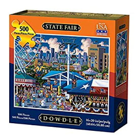【中古】【輸入品・未使用】Dowdle Folk Art State Fair 500pc 16x20 Puzzles