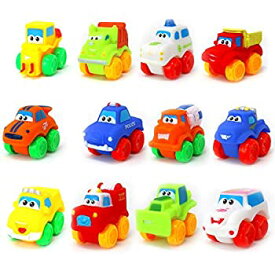 【中古】【輸入品・未使用】Big Mo's Toys ベビーカー ? ソフトゴム製おもちゃ車 赤ちゃんと幼児用 ? 12ピース