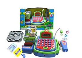 【中古】【輸入品・未使用】Lvnvtoys@ B/O Electronic Cash Register Green Toy Pretend Play With Sound