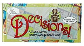 【中古】【輸入品・未使用】Decisions: A Stock Market Money Management Game