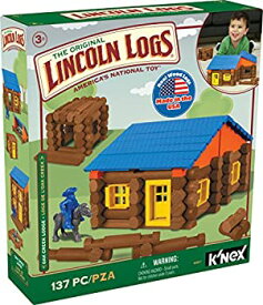 【中古】【輸入品・未使用】LINCOLN LOGS オーククリーク ロッジ 137ピース 本物の木のログ-対象年齢3歳以上 - 男の子/女の子のための最高のレトロビルディングギフトセット
