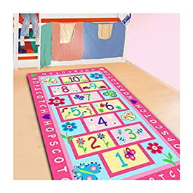 【中古】【輸入品・未使用】FADFAY Home TextileFashion Hopscotch Kids Carpet BedroomSweet Pink RugDesigner Figure Children's Rugs by FADFAY