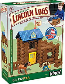 【中古】【輸入品・未使用】LINCOLN LOGS-蹄鉄ヒルステーション-83ピース - 本物の木製ログ - 対象年齢3歳以上 - 男の子/女の子向け最高のレトロビルディングギフトセット -