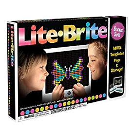 【中古】【輸入品・未使用】LITE Brite マジックスクリーン ライトブライト 子供用 ライトアート玩具 特典セット