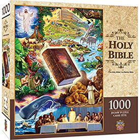 【中古】【輸入品・未使用】MasterPieces インスピレーショナルジグソーパズル 聖書 スティーブ・クリスプのアートをフィーチャーした聖書 1000ピース