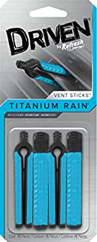 【ポイントアップ中！】【輸入品・未使用未開封】AMERICAN COVERS INC Driven Car Air Freshener Vent Stick Titanium Rain Scent 4-Pk.