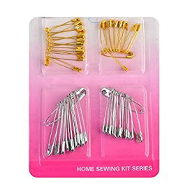【中古】【輸入品・未使用】eZthingsテつョ Safety Pins Set For Arts and Sewing Crafts (Gold and Silver) by eZthings