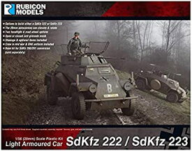 【中古】【輸入品・未使用】ルビコンモデル 1/56 ドイツ軍 Sd.kfz.222/223 軽装甲車 プラモデル RB0062