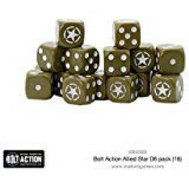 【中古】【輸入品・未使用】Warlord Games Allied Star D6 Bolt Action (16) Dice