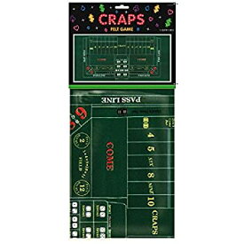 【中古】【輸入品・未使用】Craps Casino Party Table Cover Felt 37" x 6'.