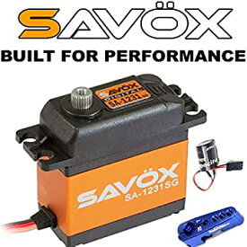 【中古】【輸入品・未使用】Savox SA-1231SG トールデジタル高トルクスチールギアサーボ + パワーホビー グリッチバスター + サーボホーン