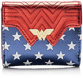 【中古】【輸入品・未使用】Wonder Woman Purse レッド ホワイト And ブルー 新しい 公式 Loungefly Dc Comics ブルー